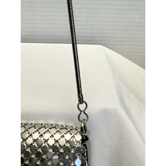 Silver Carlyle  Metal Mesh Sequence, Evening Purse/Bag  Shoulder Chain - Picture 5 of 13